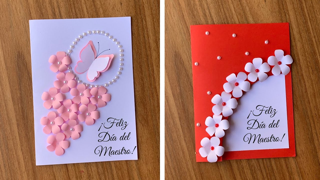 Cómo hacer una tarjeta para el Día del Maestro fácil y rápida
