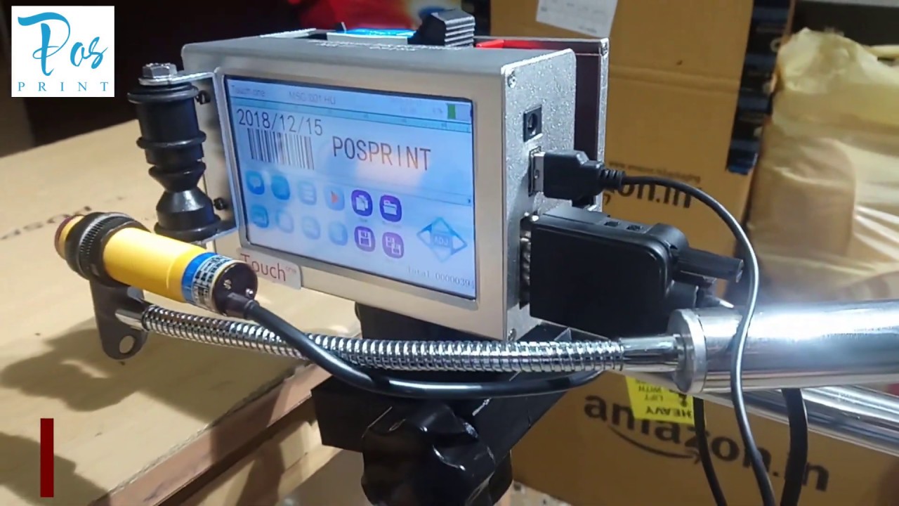 POSPRINT Inkjet Coding Machine / inkjet printer. mount on Conveyor belt with sensor