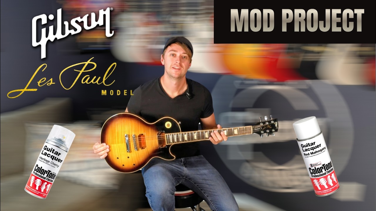 Gibson Les Paul Project Guitar PT. 1 - Refinish (Stain Over Nitro)