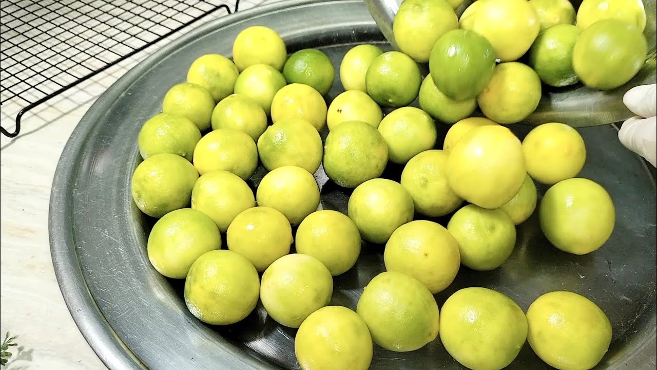 Cách làm chanh muối truyền thống. Làm một lần là thành công.