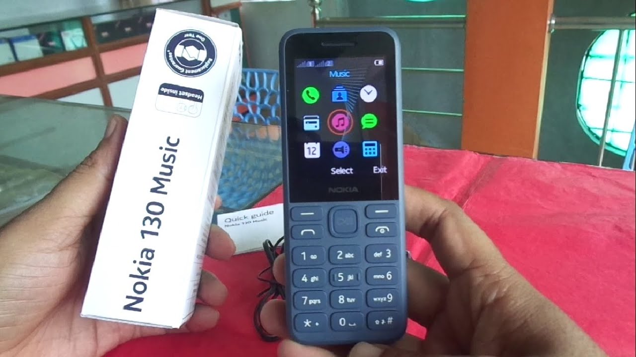 Nokia 130 Music new dual sim keypad mobile phone unboxing 2023.