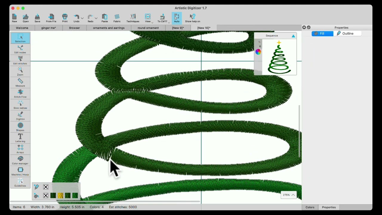 FSL Ornaments/Free Standing Lace Ornaments