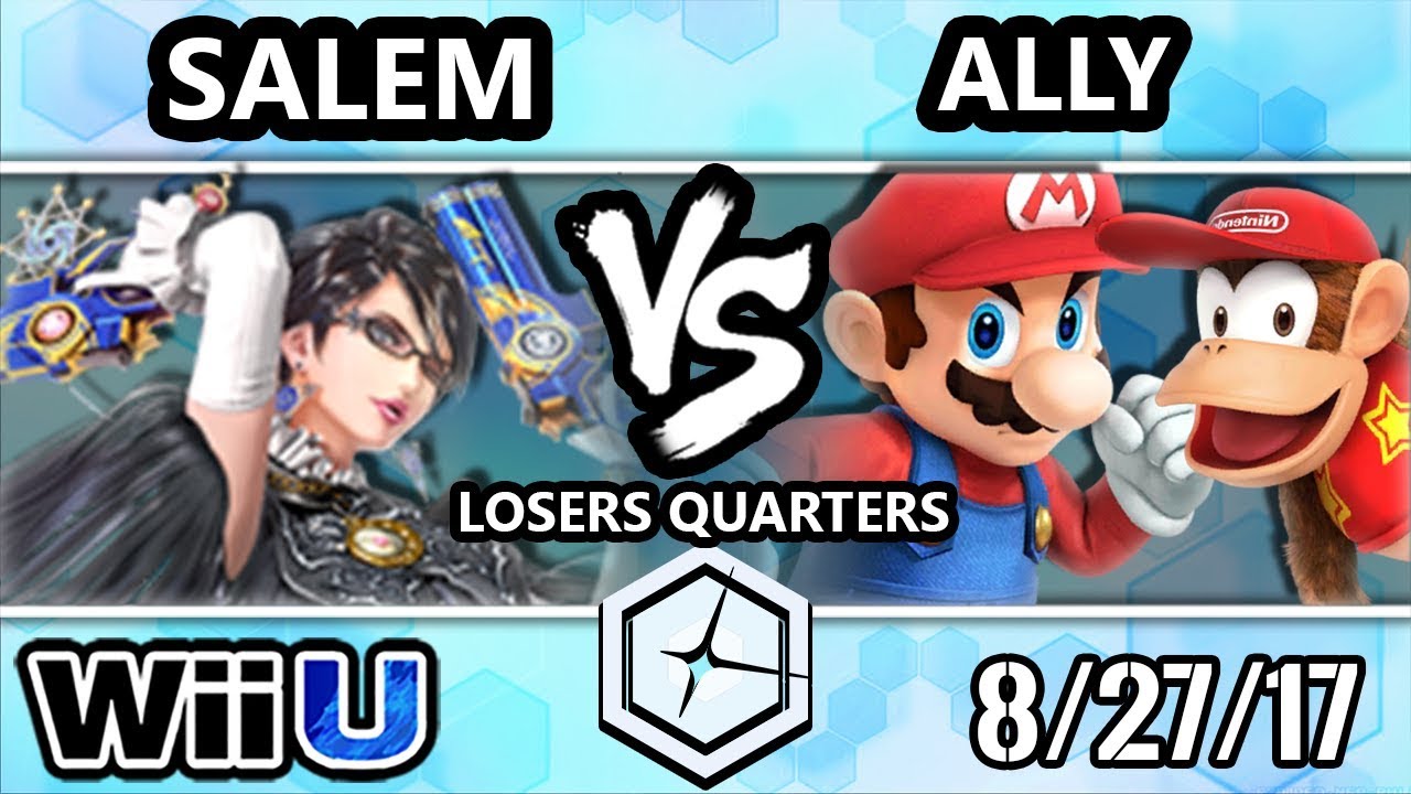 Shine 2017 Smash 4 - C9 | Ally (Mario, Diddy) Vs. MVG | Salem (Bayonetta) - WiiU LQ