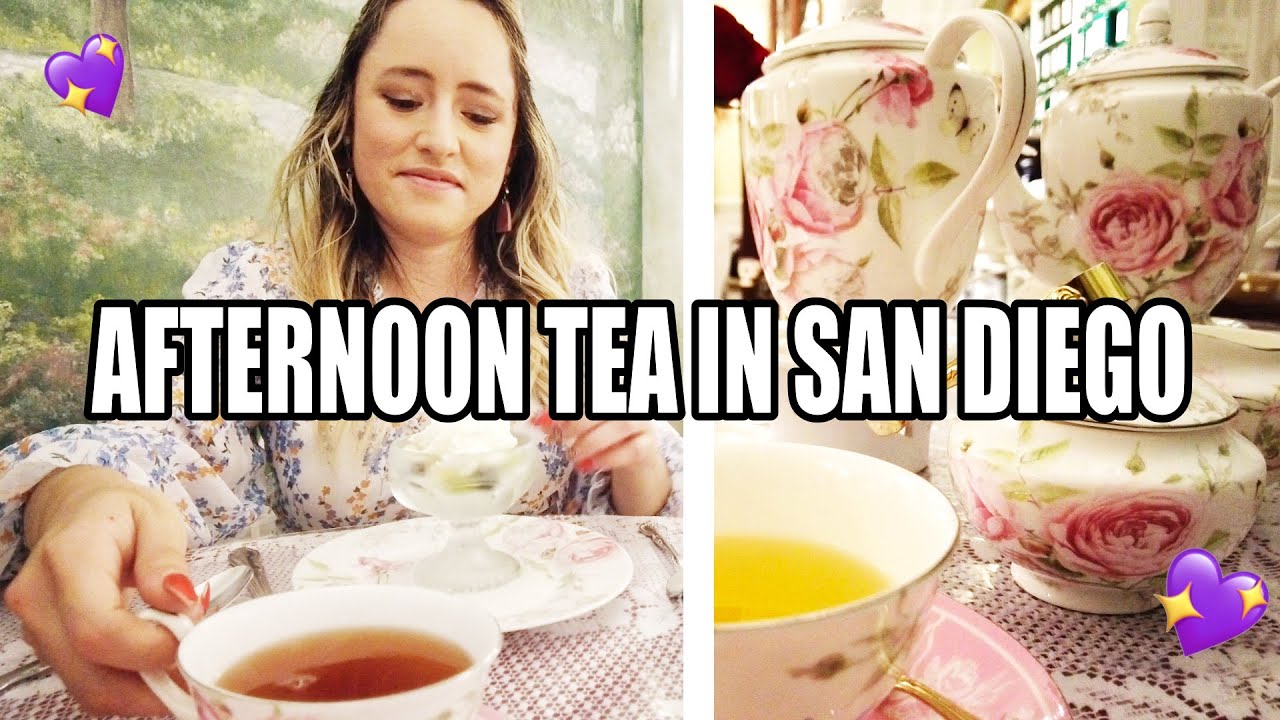 Eating at The Grand Tea Room vlog | Afternoon Tea in San Diego | Dine with me