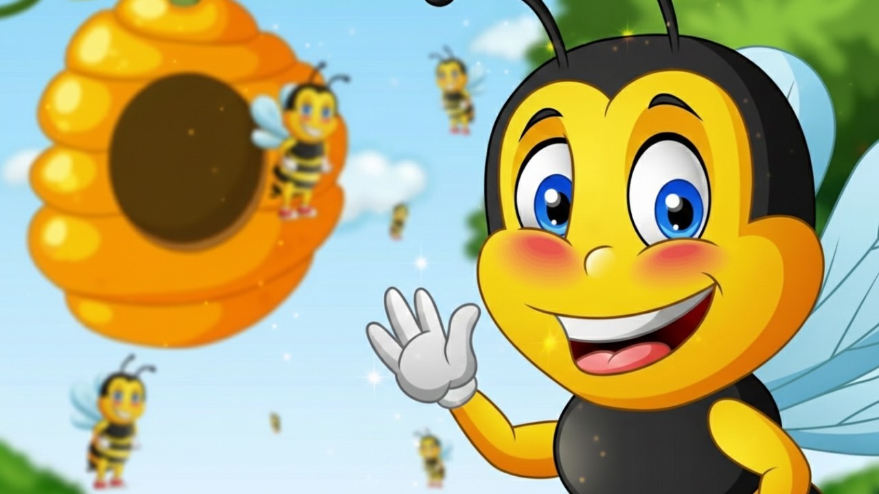 🐝Arı Vız Vız  | Eğlenceli ve Eğitici Çocuk ve Bebek Şarkıları | Hey Minik Yıldız