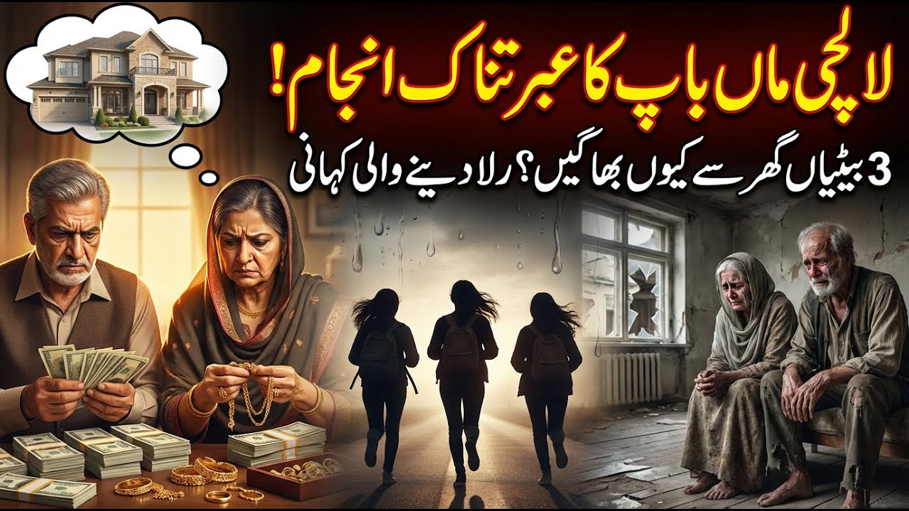 ‎Lalchi Maa Baap Ka Anjaam | 3 Betiyan Ghar Se Kyun Bhaagi? | Dil ko Rula Dene Wali Kahani‎