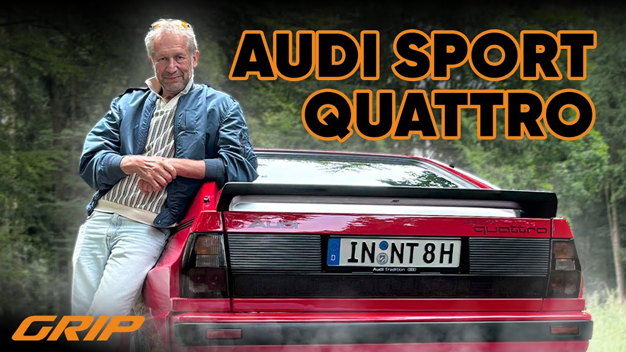Halbe Million teure Rallye-Legende: Audi Sport quattro mit Niki Schelle 😎🚀 | GRIP