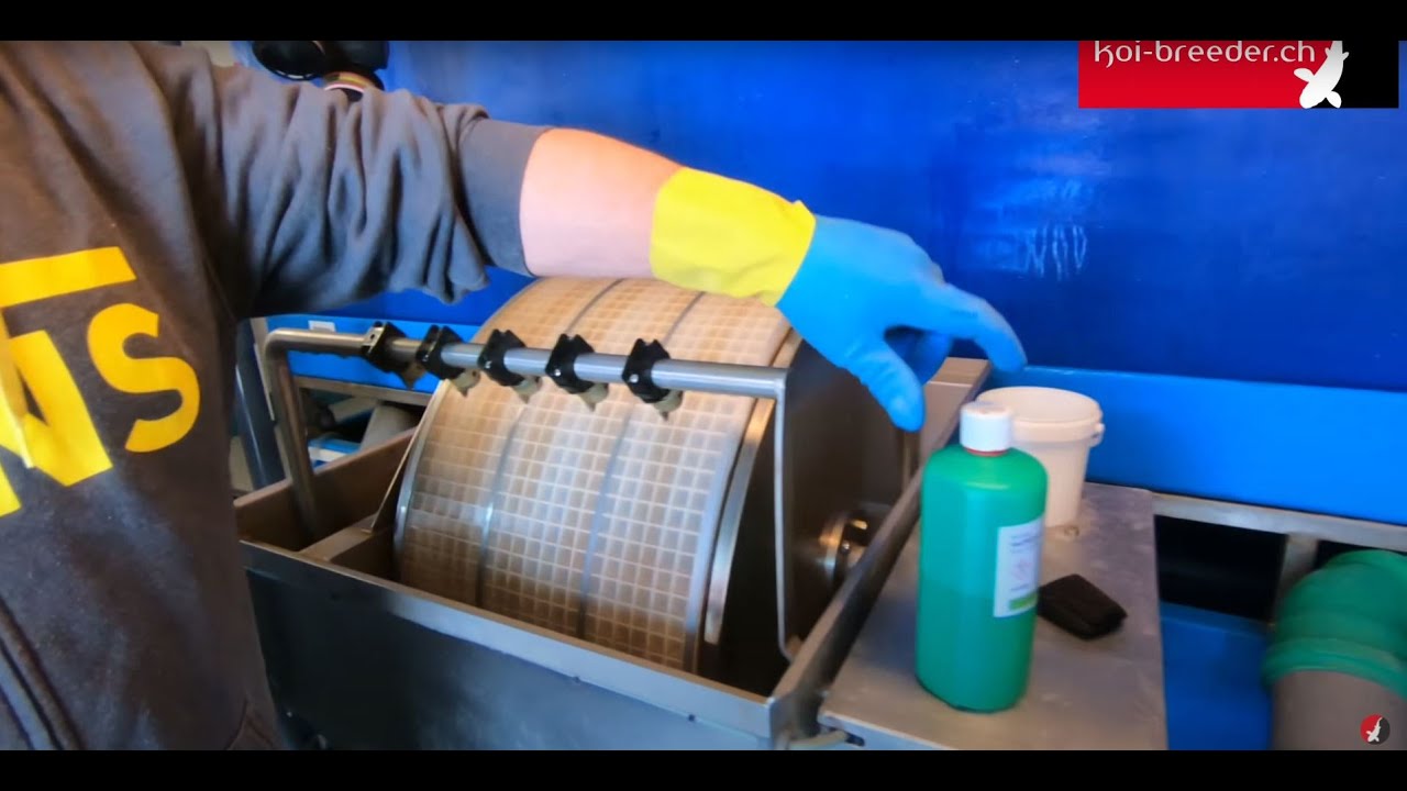 Trommel- und Endlosbandfiltersiebe mit Salzsäure reinigen - So wird's gemacht!