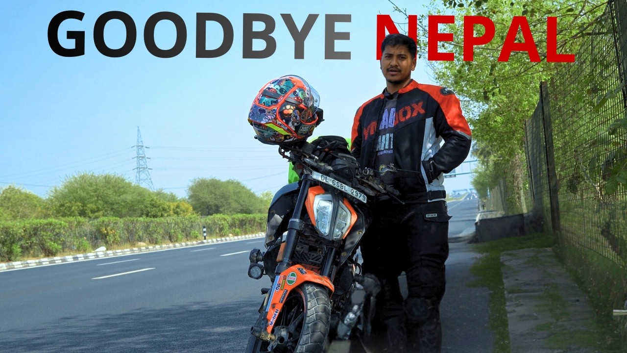 Leaving Nepal Was Hard | The Final Ride Nepal to Delhi | 800+ Km Ride