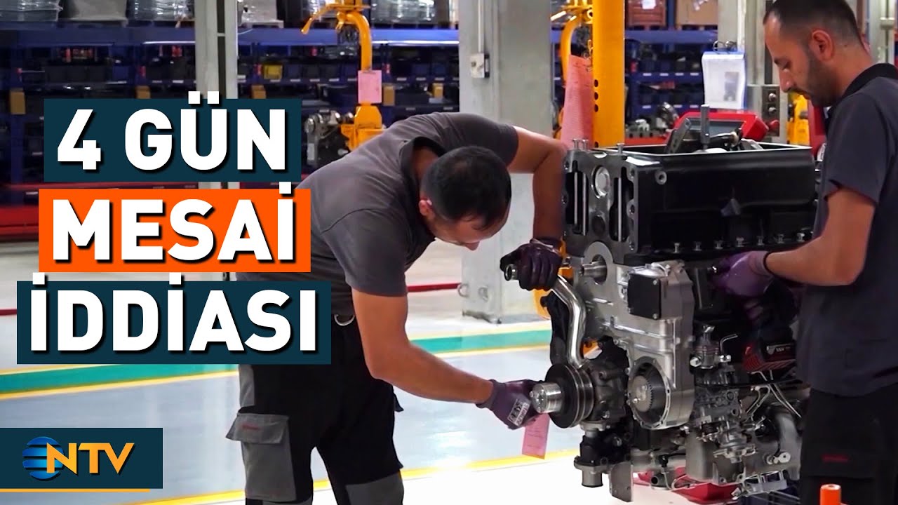 Esnek Çalışma Modeli ile Haftada 4 Gün Mesai İddiası | NTV