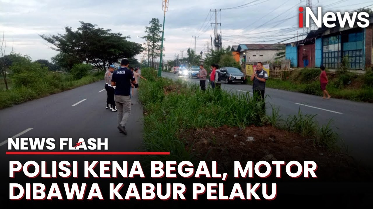 Polisi Dibegal di Bekasi, Korban Tak Berdaya Tergeletak di Pinggir Jalan | News Flash