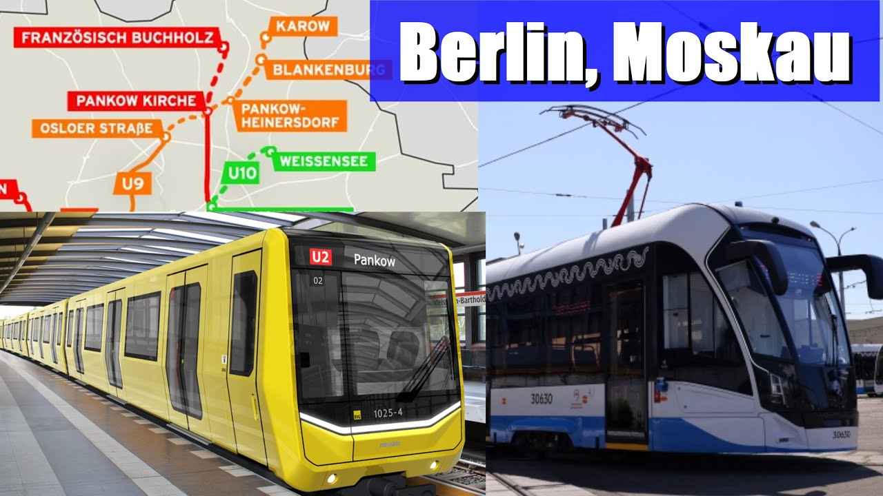 [News] U2 und U9 Verlängerung in Berlin?, Fahrerlose Straßenbahn für Moskau