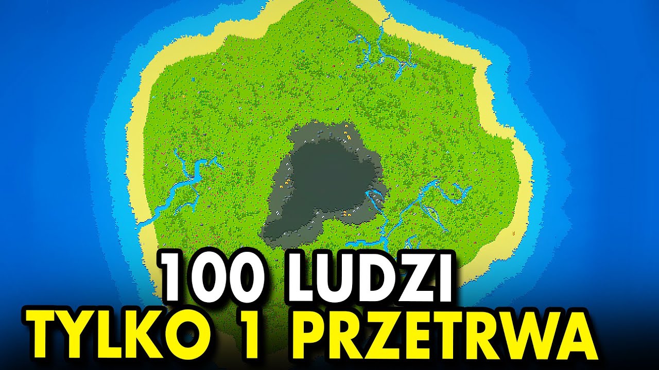 ZAMKNĄŁEM 100 OSÓB NA BEZLUDNEJ WYSPIE aby WALCZYŁY NA ŚMIERĆ i ŻYCIE - Worldbox
