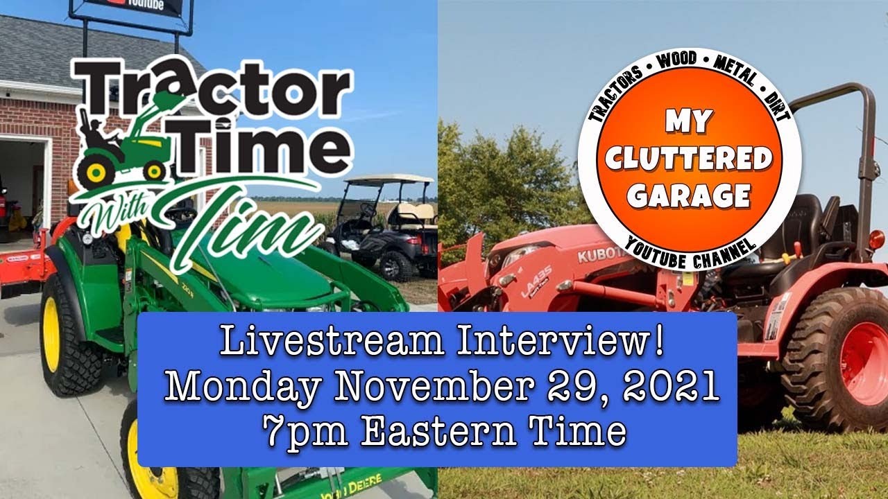 Meet Tim from Tractor Time with Tim! MCG Livestream #45 - Tractor Podcast