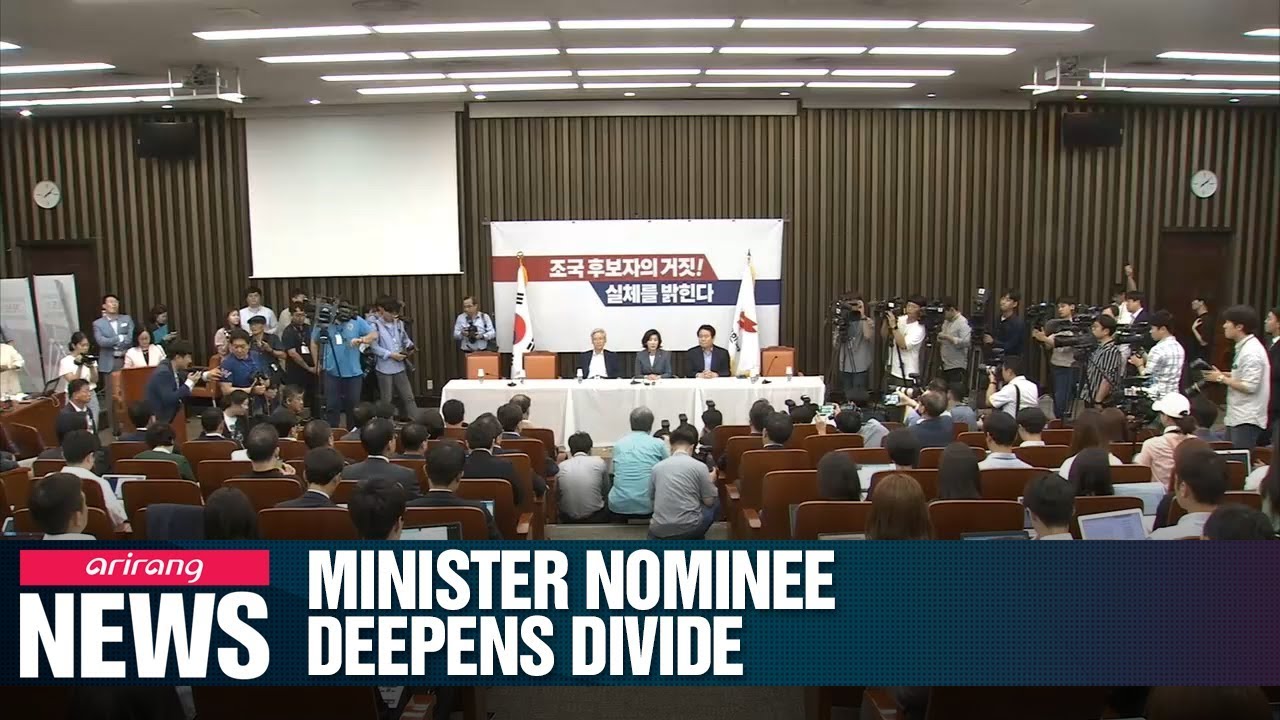 Main opposition rebuts claims by justice minister nominee Cho Kuk over allegations