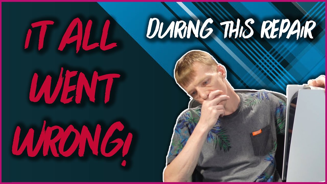 Absolutely EVERYTHING Went Wrong While Trying To Fix This Water Damaged PS5!