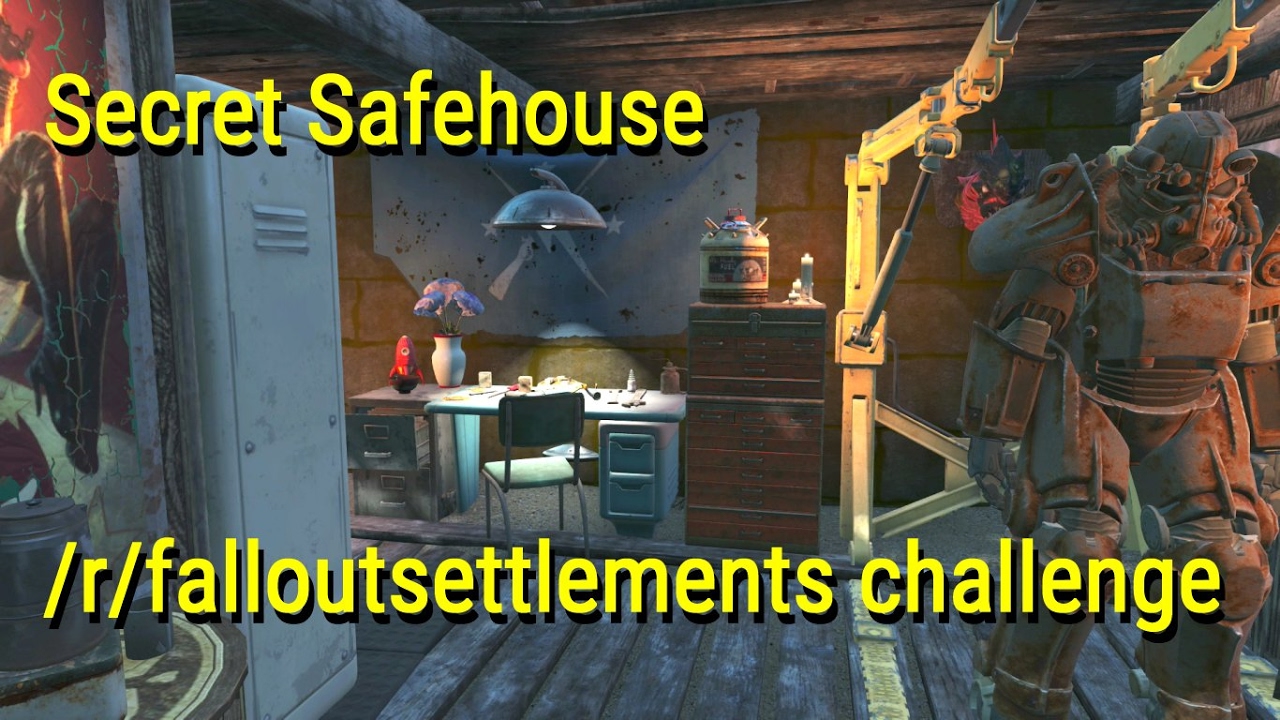 Secret Safehouse - /r/falloutsettlements challenge
