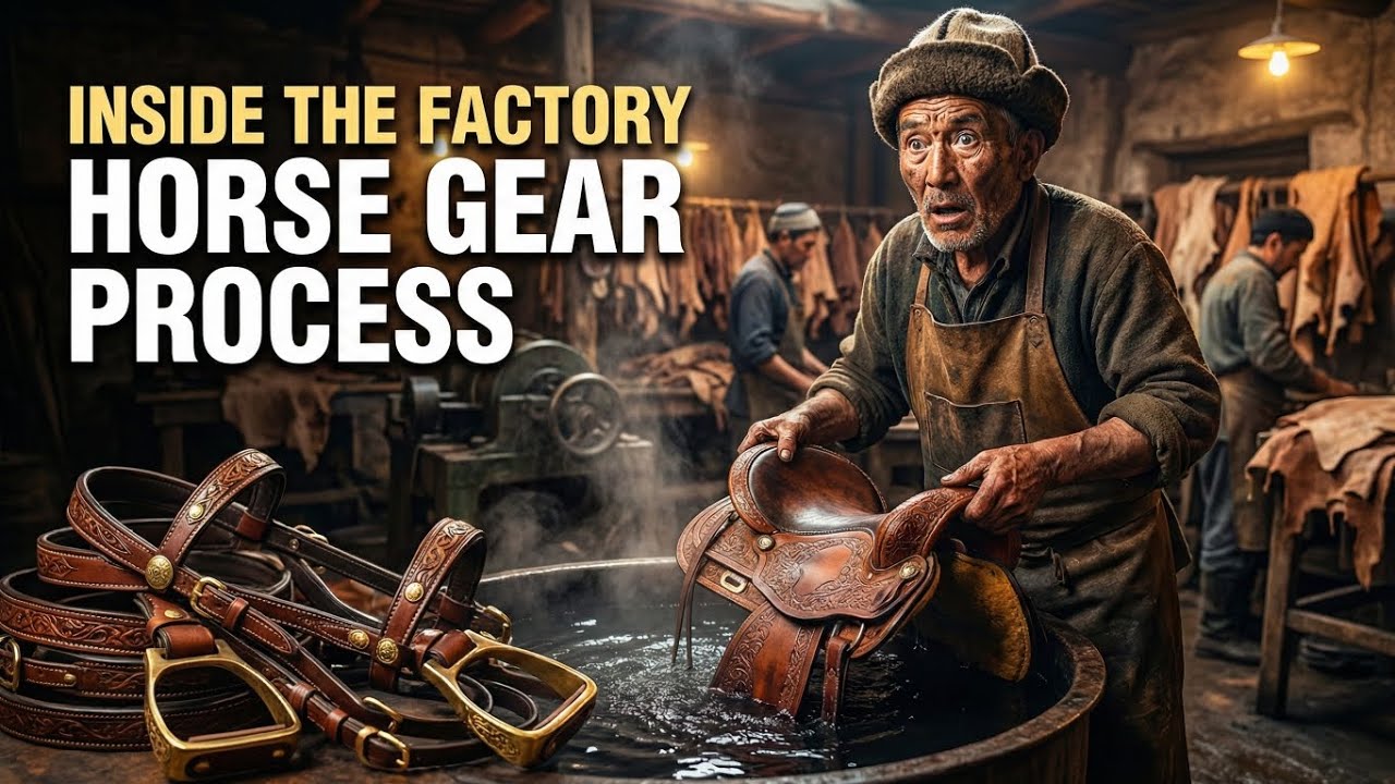 Inside Central Asia&rsquo;s Leather Factory &ndash; (Full Process) How Horse Gear Is Made