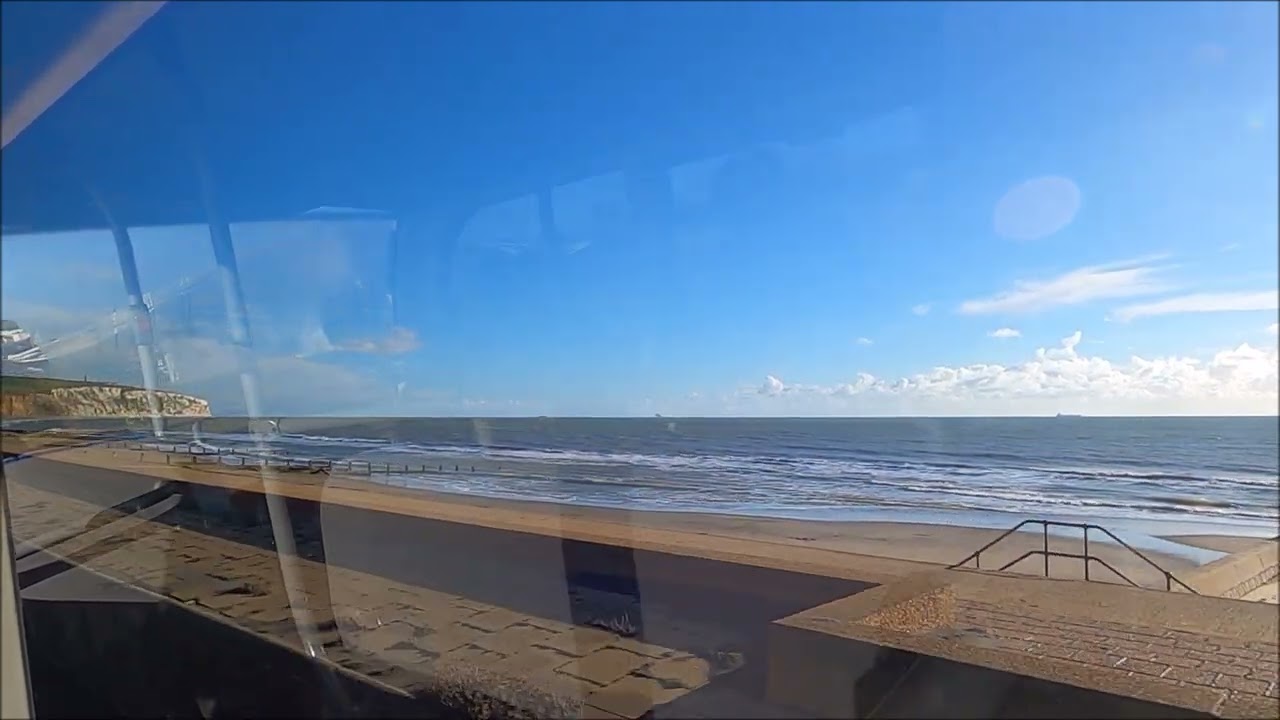Sandown Seafront By Bus - Southern Vectis Route 3 On Diversion - Isle Of Wight - 2022 | kittikoko
