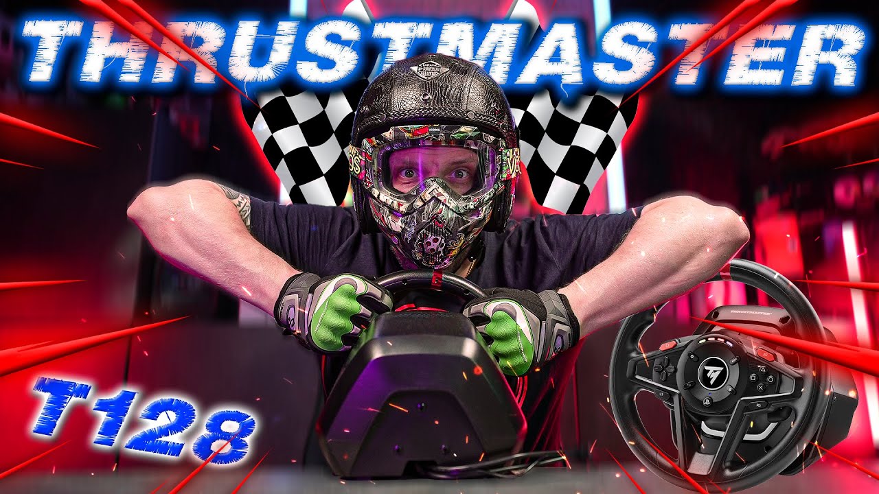 Игровой Руль Thrustmaster T128 | обзор руля c отдачей и углом поворота 900°