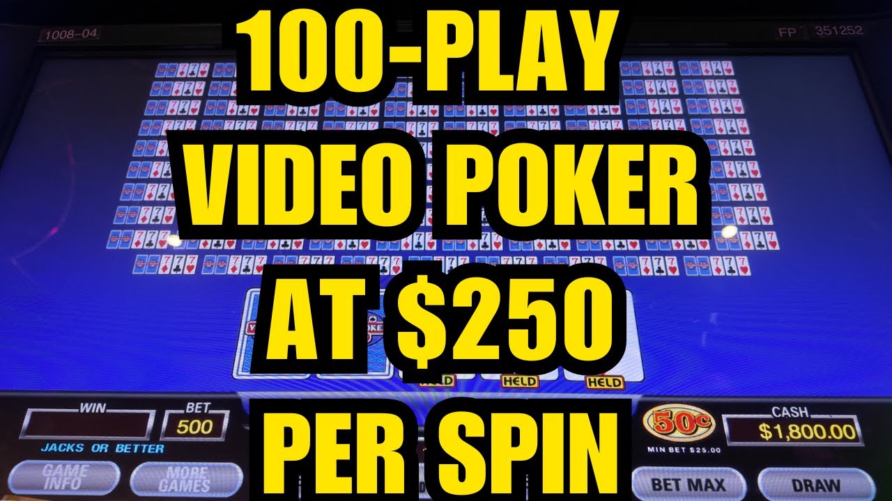 OMG We Finally HIT BACK-To-BACK Dealt Trips on $250 High Limit Jacks or Better