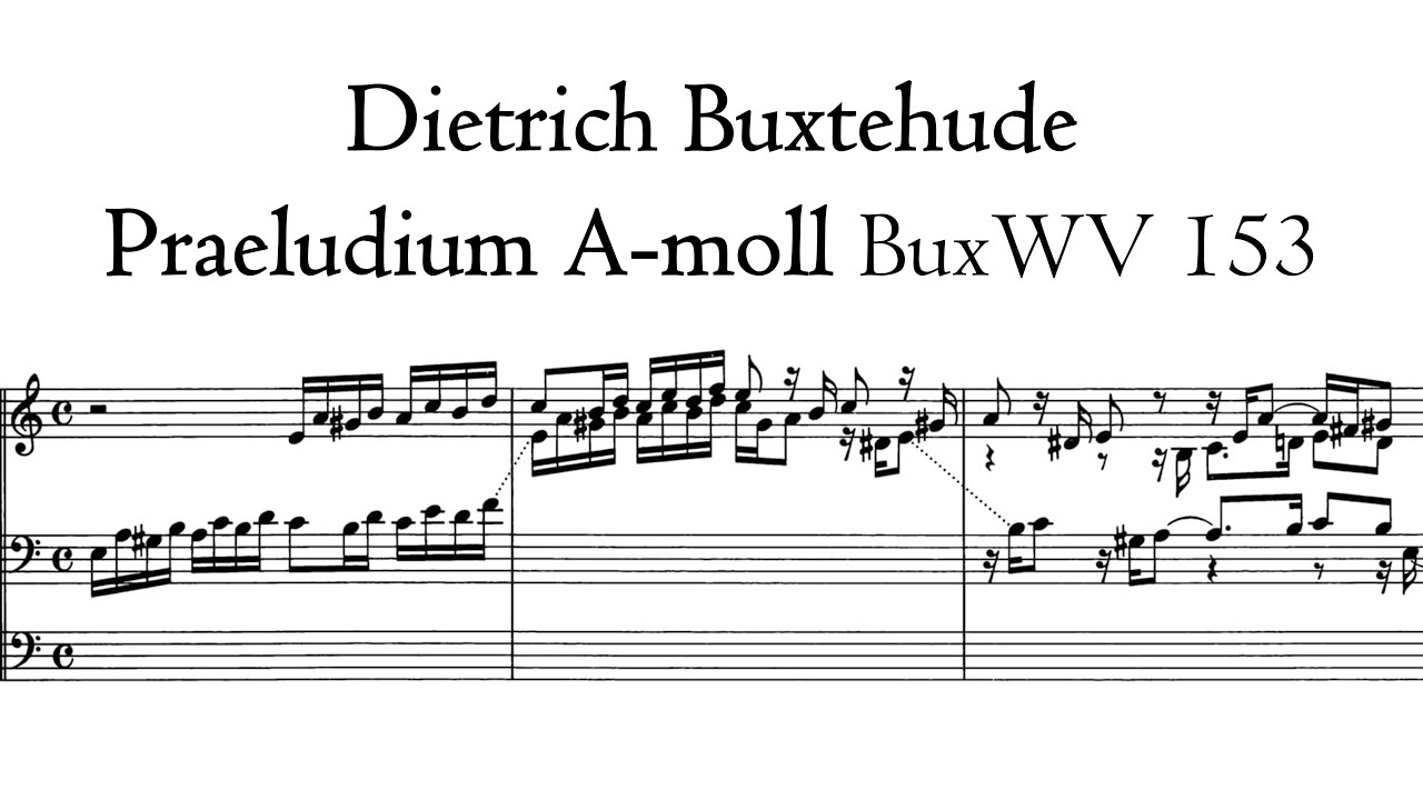 Buxtehude - Praeludium A-moll / A minor, BuxWV 153 - Schnitger organ, Norden, Hauptwerk