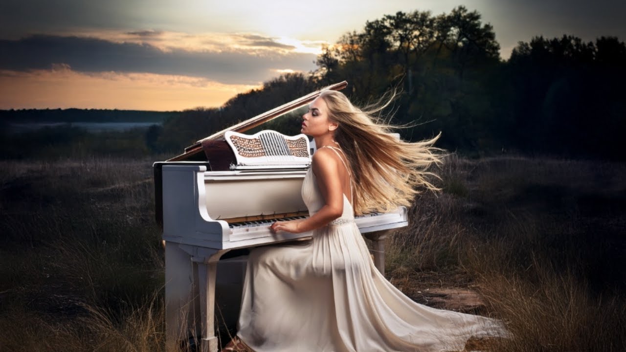 Study & Work Piano BGM | Calm Melodies with the Whisper of Wind