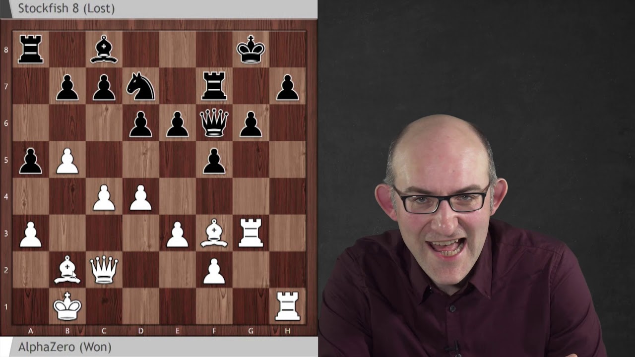 Переломный момент в игре — как именно атаковать: английский дебют AlphaZero. 7 жертв пешек в одно...