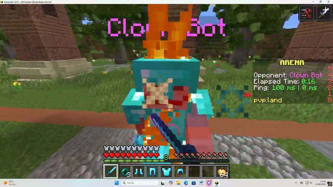 PvP  fight with bots