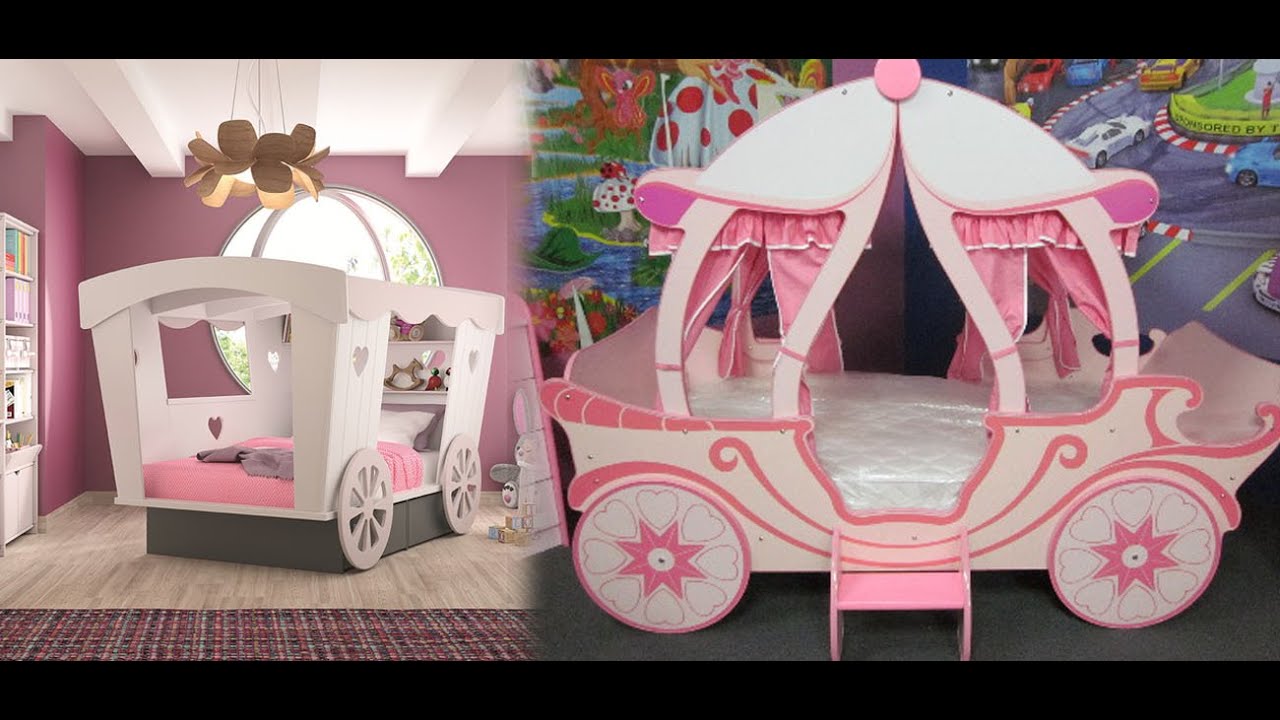 Bajkowe ł&oacute;żka dla dziewczynek - ł&oacute;żko księżniczki part I // Girls princess beds