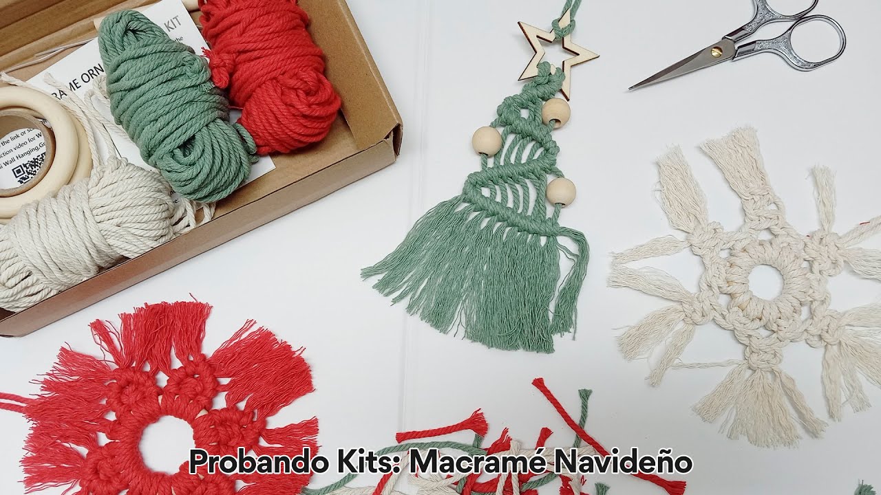 Kit de Macramé Navideño de Temu 🎄 ¿real o estafa? 🤫
