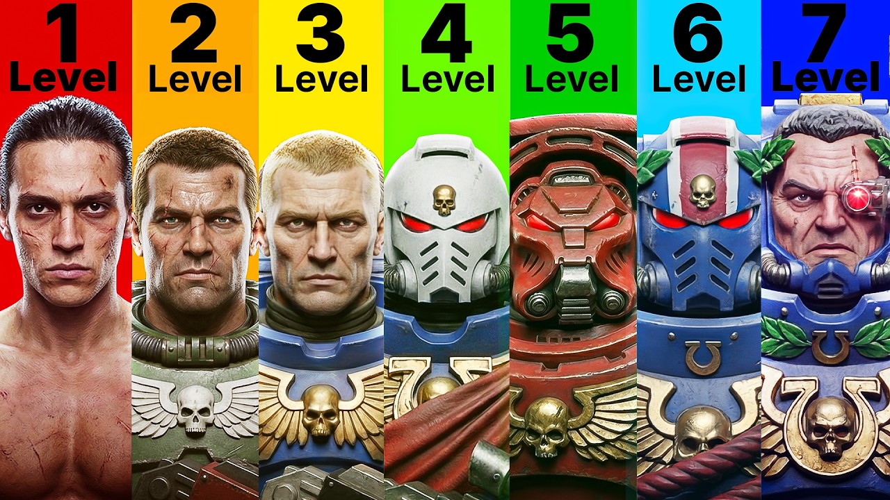The 7 Levels of Space Marines Explained in Detail
