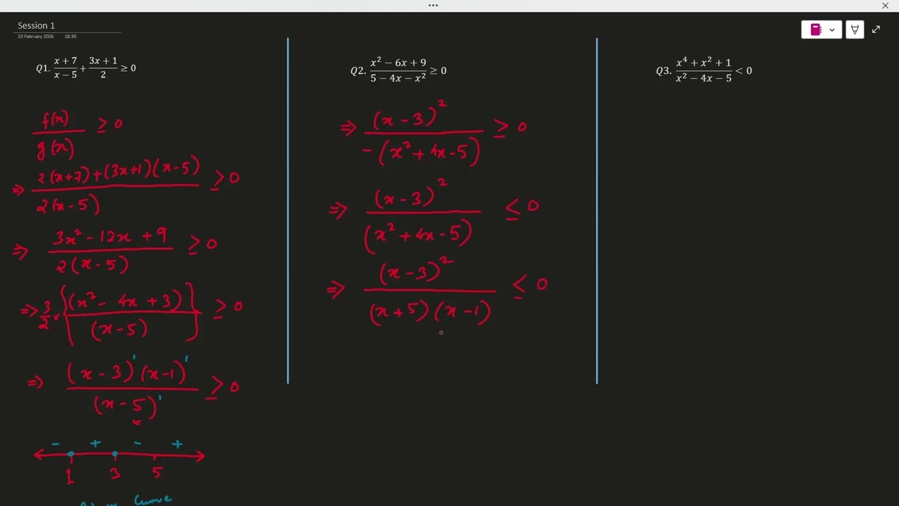 Algebra Practice Series | Inequalities | Episode 01