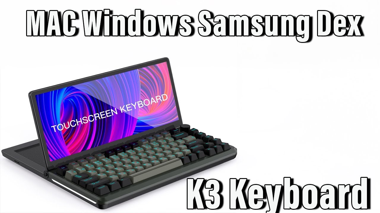 Механическая клавиатура Kwumsy K3 с сенсорным экраном, USB-концентратором и корпусом для SSD