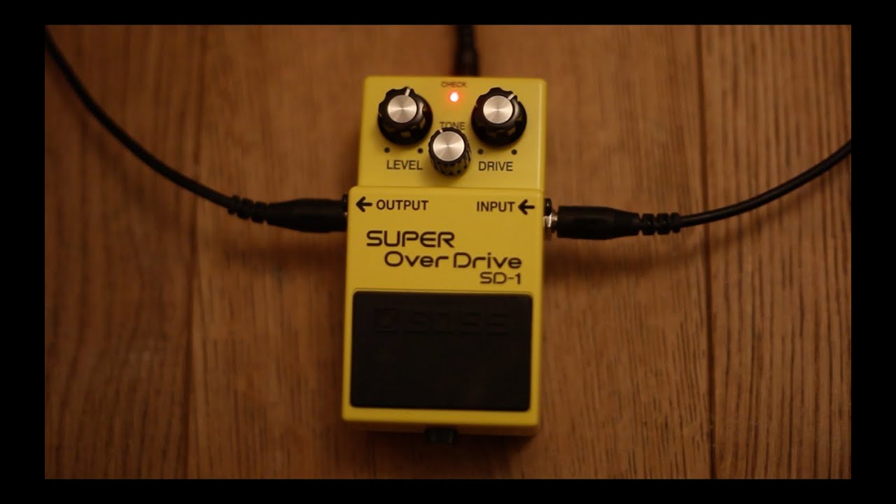Cranked Marshall + Boss SD1 = 80s Rock!!