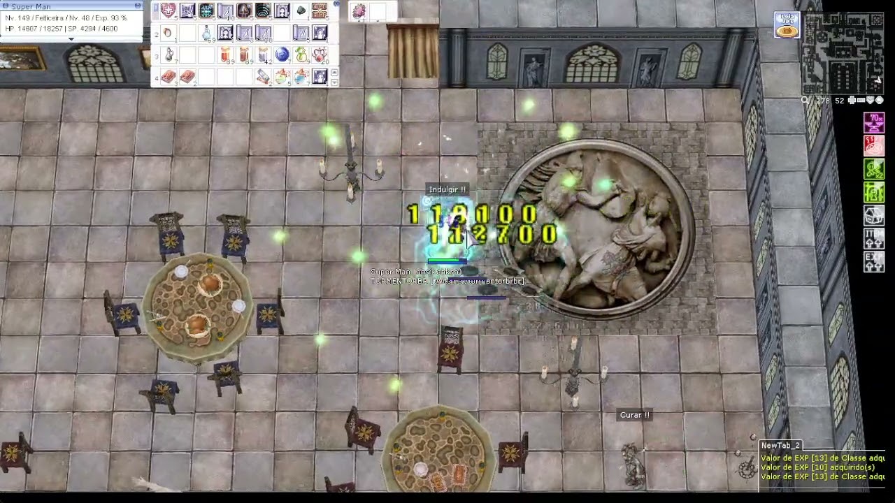 Ragnarok Online LATAM feticeiro Pó/Nerthus VS OGH Primeiro teste