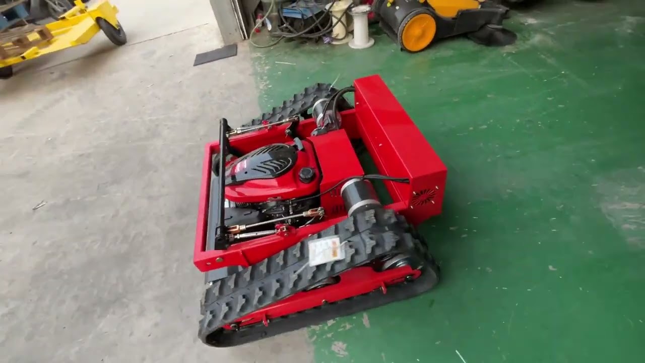 Tracked Remote Control Lawn Mower from China – The Ultimate Mowing Beast!