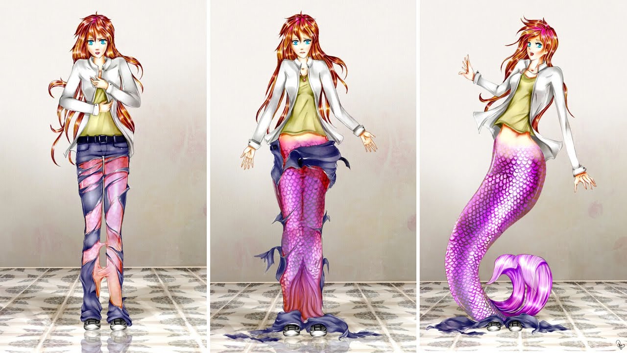 The Ocean Chose Her – Mermaid TF Comic Dub 206