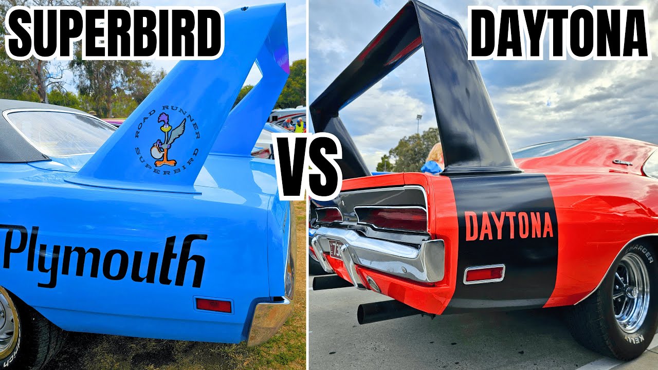 Plymouth Superbird vs Dodge Charger Daytona - Mopar Muscle NASCAR Showdown!