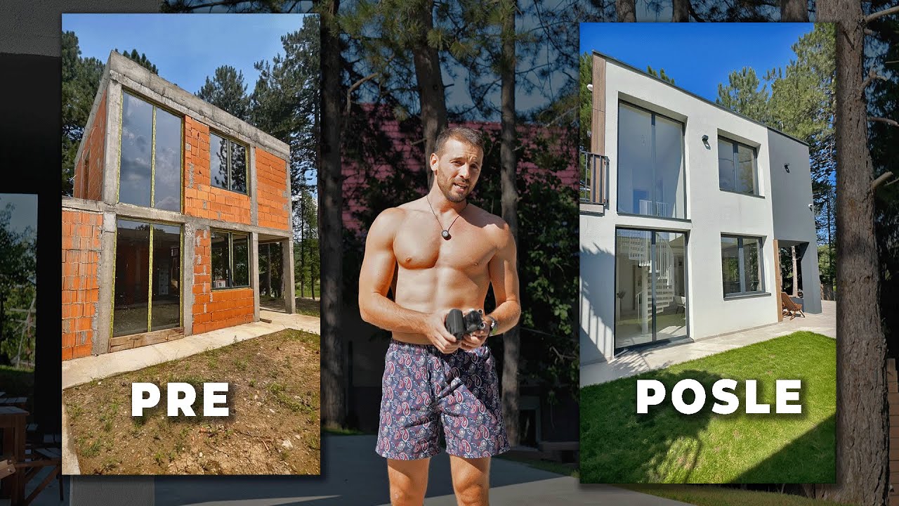 Snimanje i editovanje BEFORE & AFTER efekta | WOODESCAPE house