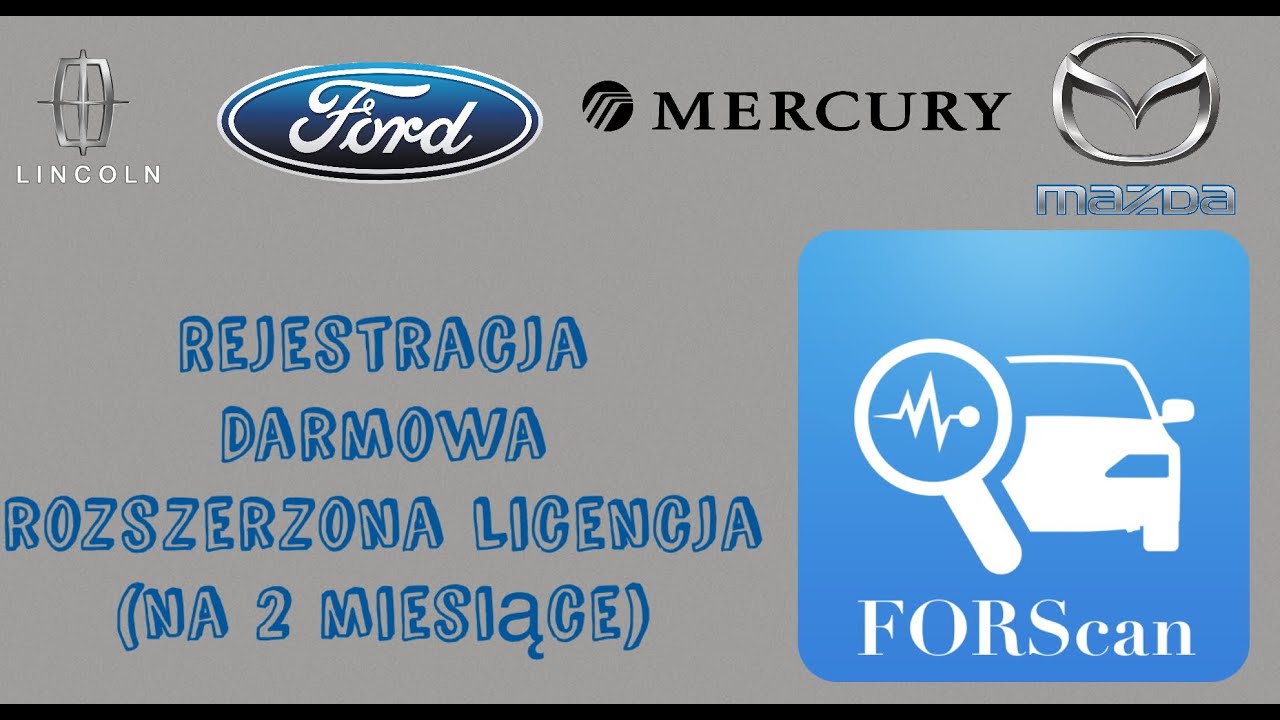 Forscan: Rejestracja - Instalacja klucza do darmowej rozszerzonej (pełnej) licencji - Krok po kroku