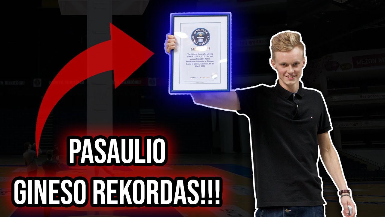 Kaip aš pasiekiau Pasaulio rekordą!