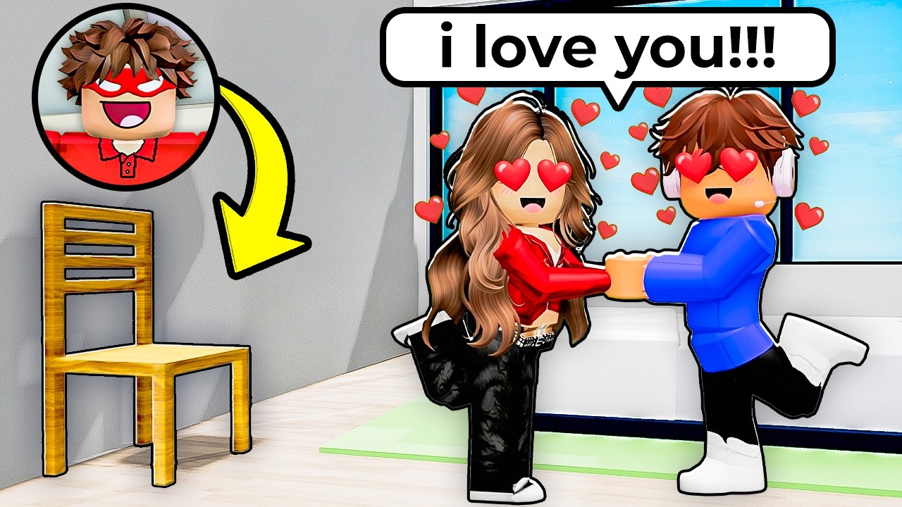 Spying On My SISTER as a CHAIR in Roblox!!