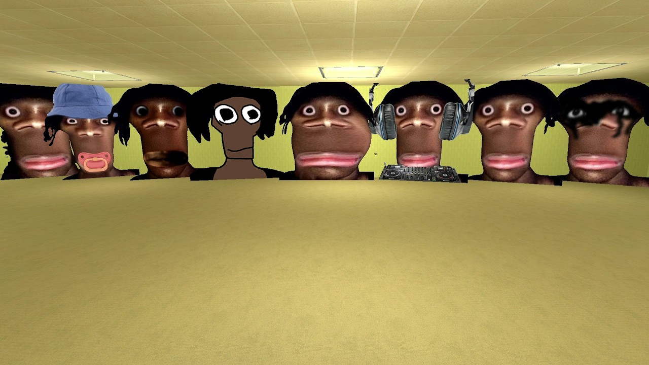 unlimited nextbots in backrooms garrys mod snpc #snpc