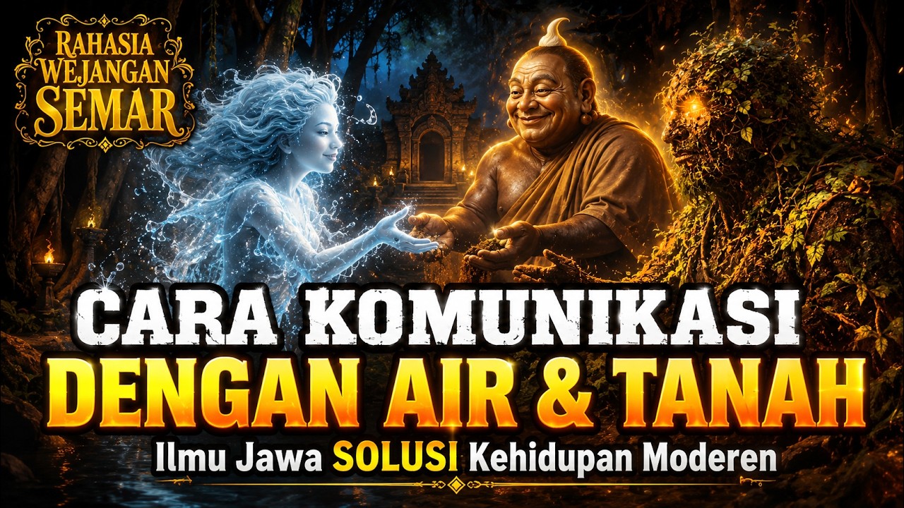 CARA MENYAPA AIR dan TANAH - Ngopi Sadar Bareng Semar ‼️ #semarjawa #semarbercerita