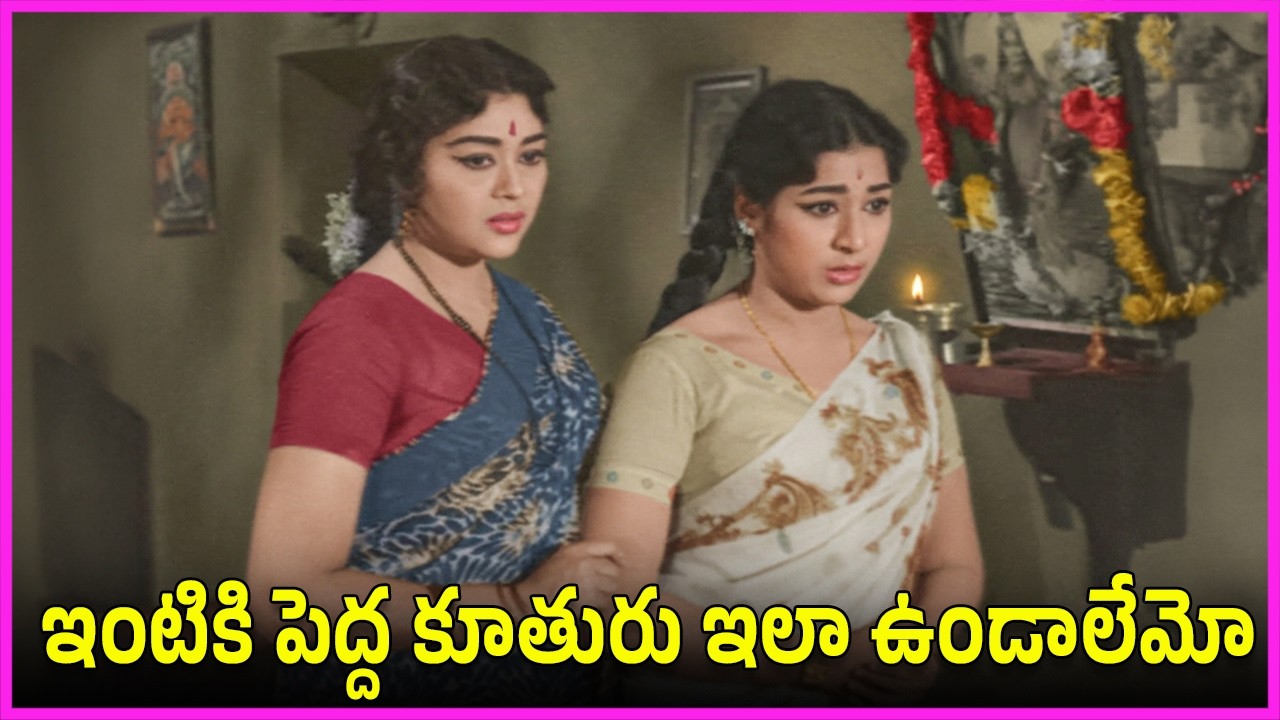 ఇంటికి పెద్ద కూతురు ఇలా ఉండాలేమో - Krishna Kumari, Vanisri Ultimate Family Drama Scenes