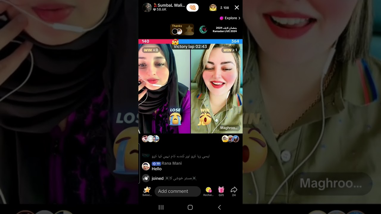 Magroor Jatti V/S Sumbal Malik Live Tiktok Today Dubai
