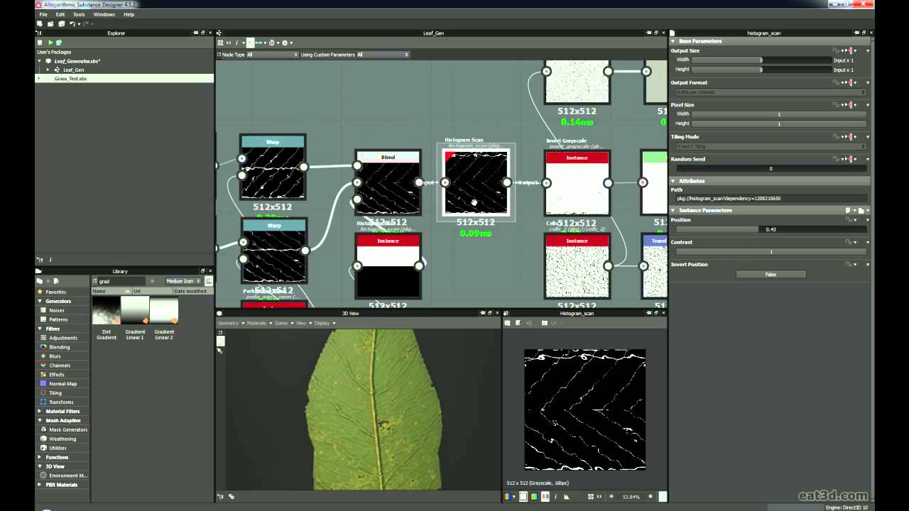 Procedural Leaf Creation In Substance Designer