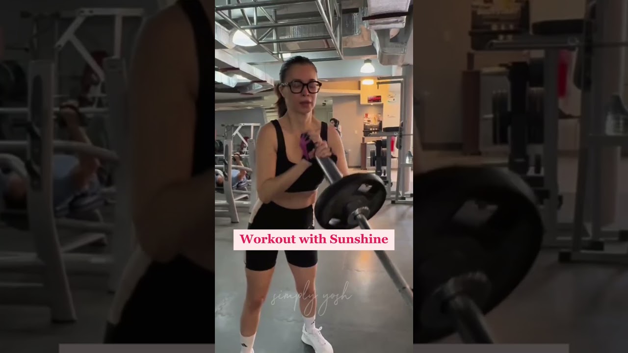 WORKOUT WITH SUNSHINE CRUZ 💪🏼💦 #sunshinecruz #fitness #viralngayon