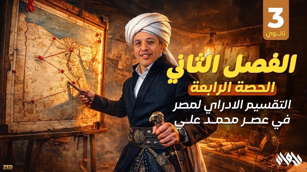 الصف الثالث الثانوي - التاريخ - الفصل الثاني ( التقسيم الاداري لمصر في عصر محمد علي ) الجزء الرابع